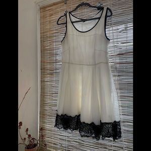 Express dress - lace hem
